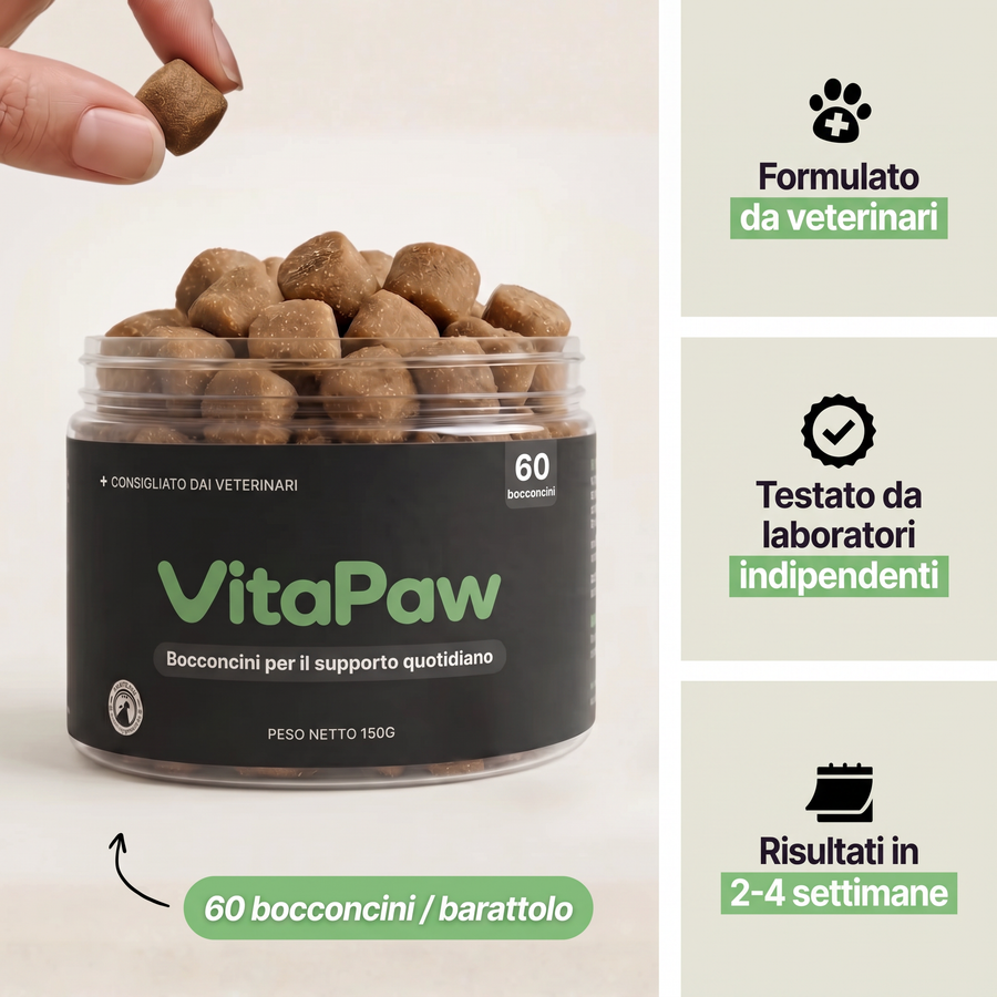 Bocconcini multivitaminici VitaPaw™